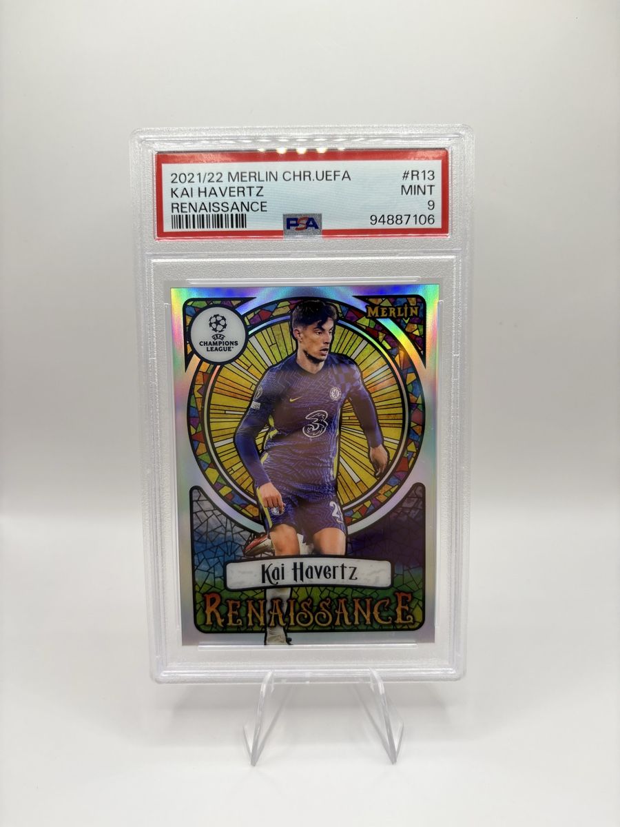 Topps Carte collezionabili: Kai Havertz UEFA Merlin Renaissance PSA 9 Mint, Short Print – Nuovo (secondo la descrizione) da Rorschach venduto da Costa_18 1