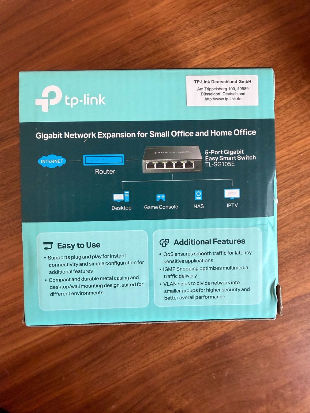TP-Link Hub & Switch: TP Link 5-Port Gigabit Switch TL-SG105E – Usato da Horgen venduto da Auction-Kings 1
