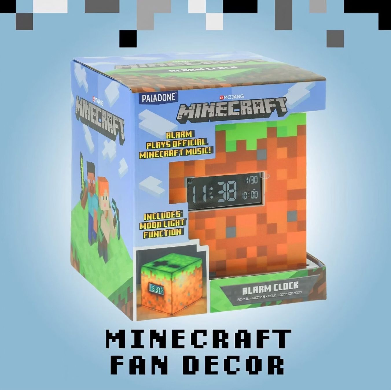Réveils: Minecraft Wecker Grasblock  /  Fabrikneu – Neuf avec emballage d'origine à Schneisingen par backstore24