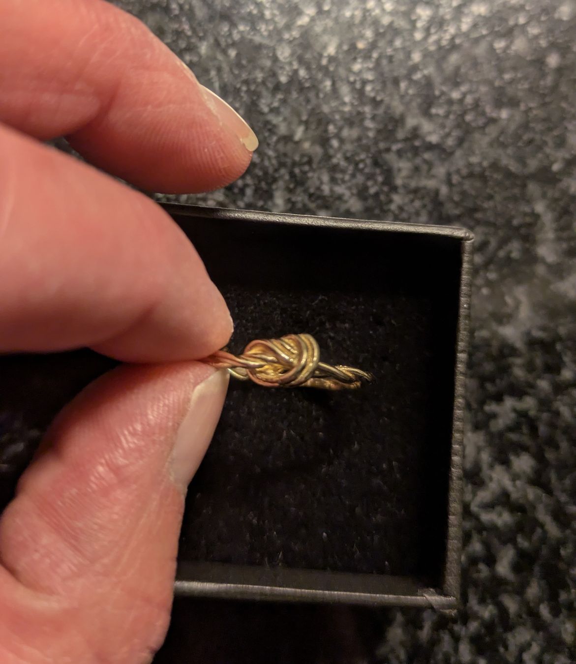 Bagues: Knotenring 585 Gold, Gr. 55 – D'occasion à St. Gallen par Jasik1 1