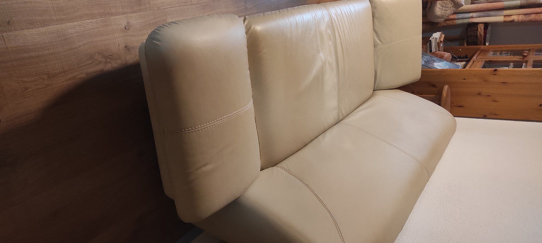 Divani: Echtleder Sofa mit verstellbaren Lehnen – Usato da Horw venduto da Optimfish 3