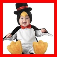 Fasnachtskostüm Kind u. Baby Pinguin Grösse 80 Halloween