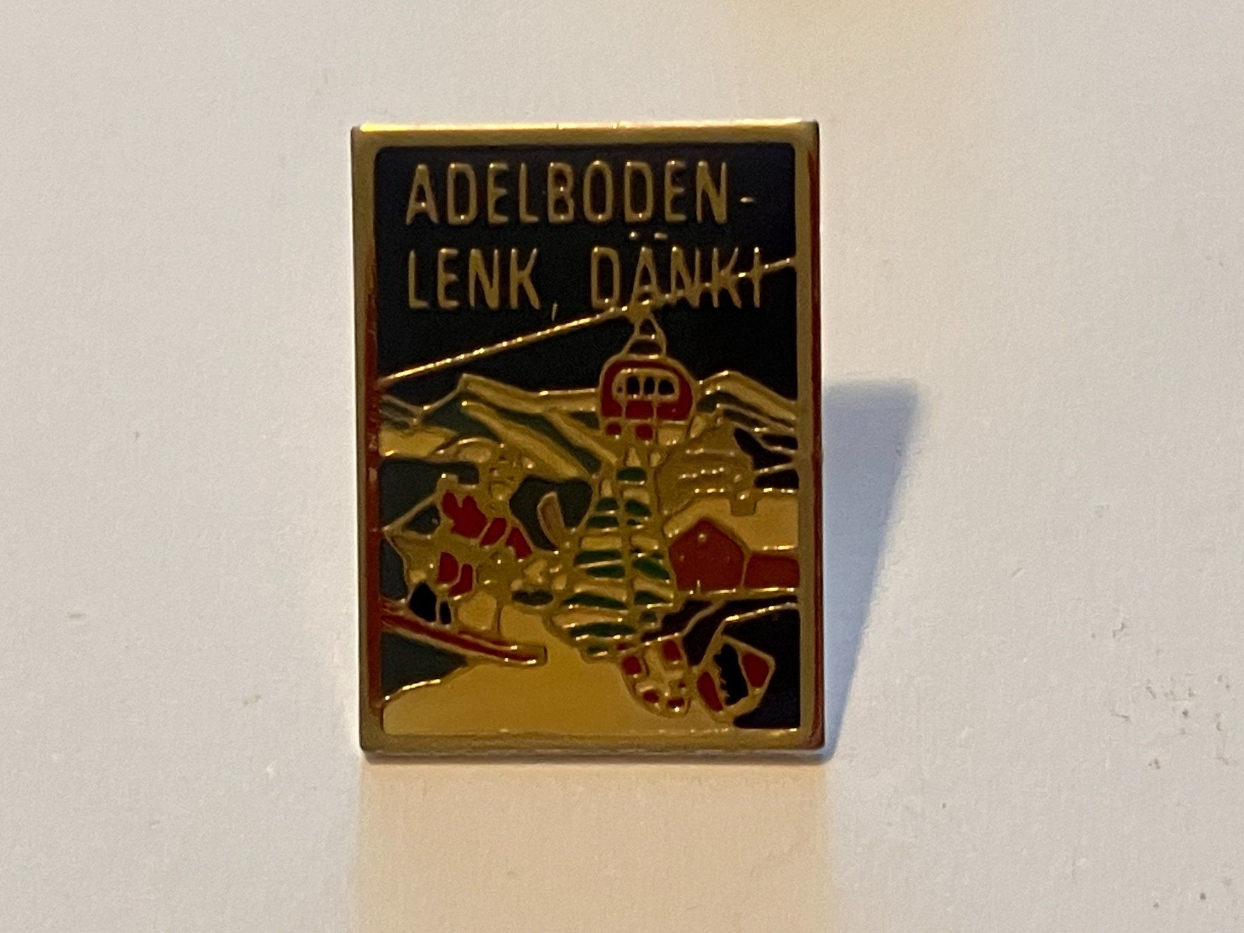 Placchette & Badge: 1 Pin Adelboden Lenk dänk – Usato da Basel venduto da djwwpp