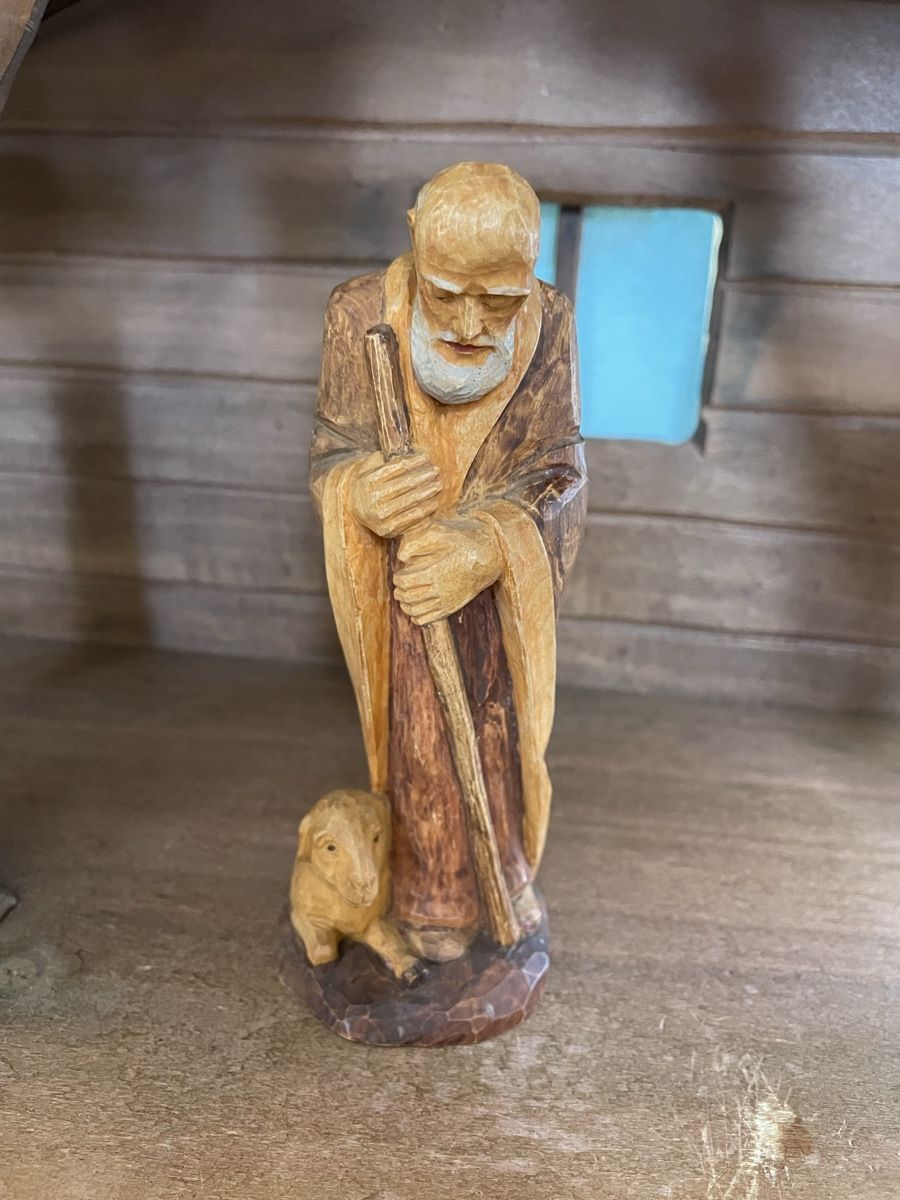 Statuette: Hirte mit Schaf E. Thomann Brienz – Usato da Flawil venduto da Naphtali 1