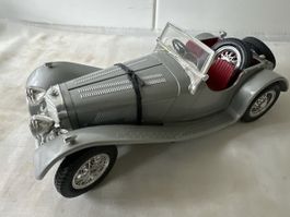 Jaguar SS 100 1937 Burago, Silber, 1:18, Sammlerstück! (54)