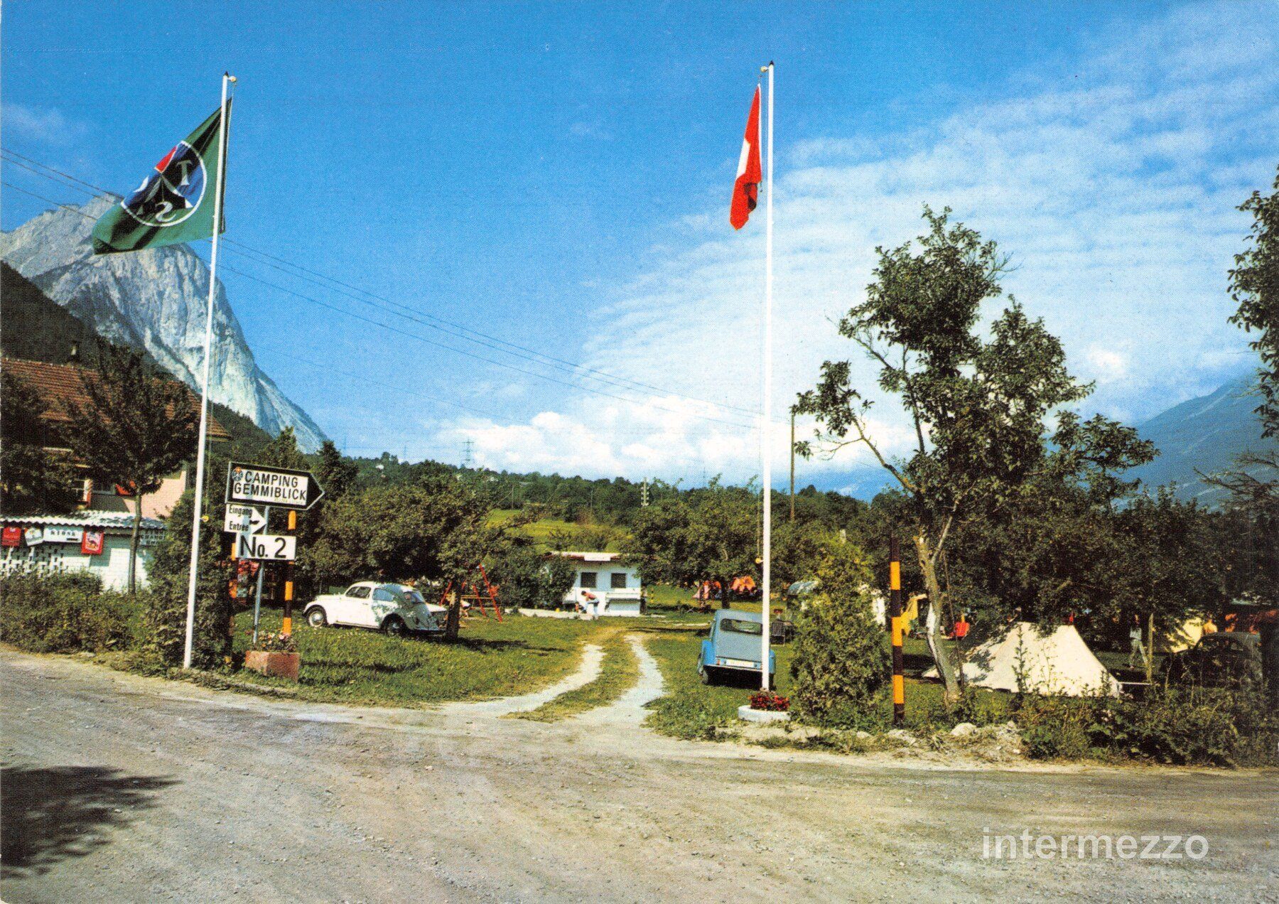 Cartoline postali: Agarn VS // Camping Gemmiblick – Usato da Basel venduto da intermezzo12