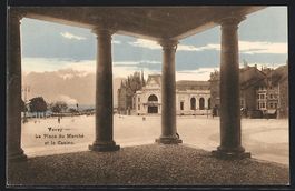 Vevey, La Place du Marché et le Casino