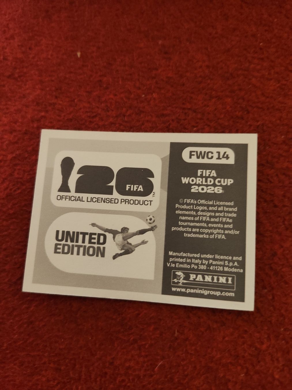 Panini Carte collezionabili: Panini Wm 2026 FWC14 – Nuovo (secondo la descrizione) da Lieli venduto da Maholo 1