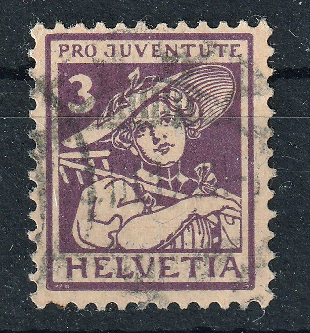 Alle Briefmarken: 1916  J4  Pro Juventute – Gebraucht aus Arlesheim von gaugi43