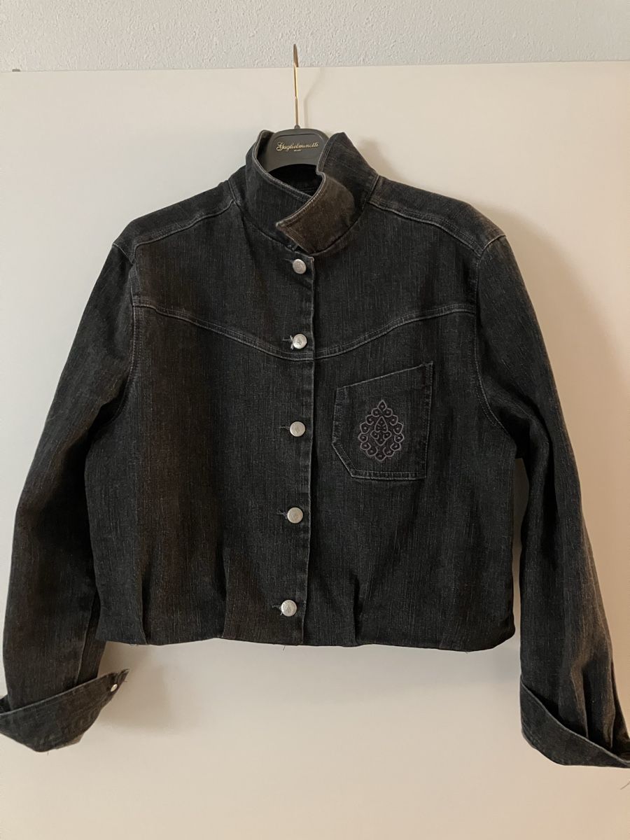 Vestes: Upcycled Olivades Bomberjacke Gr 38 graphit – Neuf (Voir description) à Stäfa par ummroxana