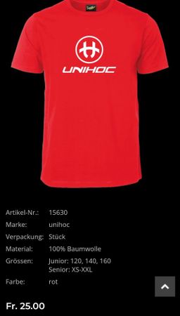 Unihoc T-Shirt XL