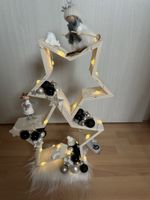 Weihnachtsdeko Holzsterne LED beleuchtet