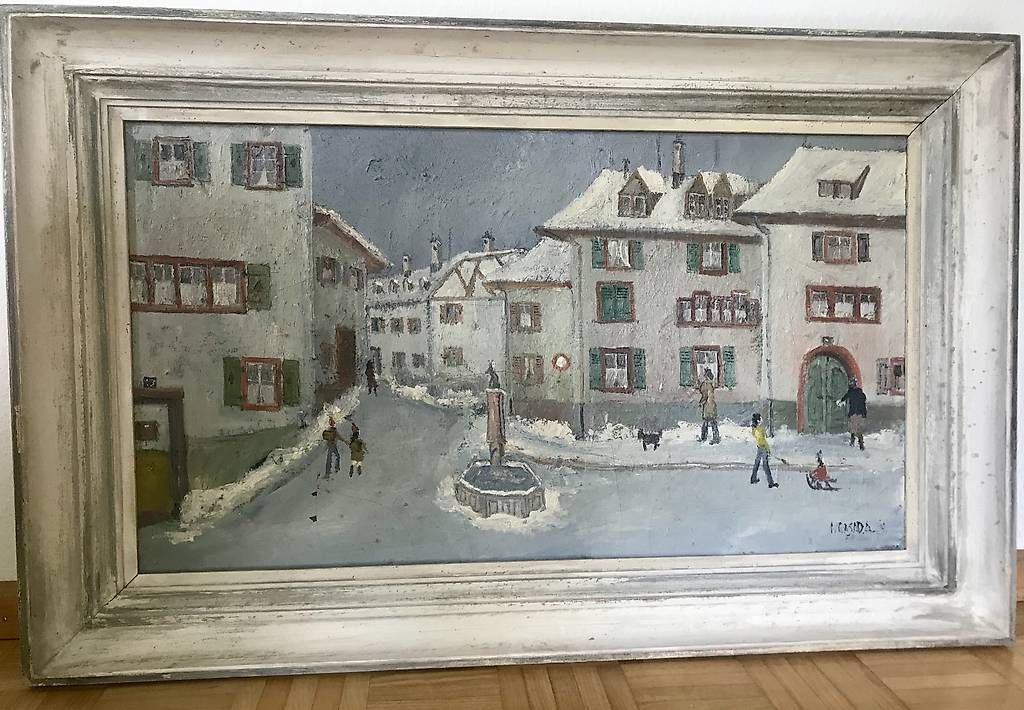 Posters & Illustrations: Bild Gemsberg Basel – D'occasion à Riehen par Stelli44