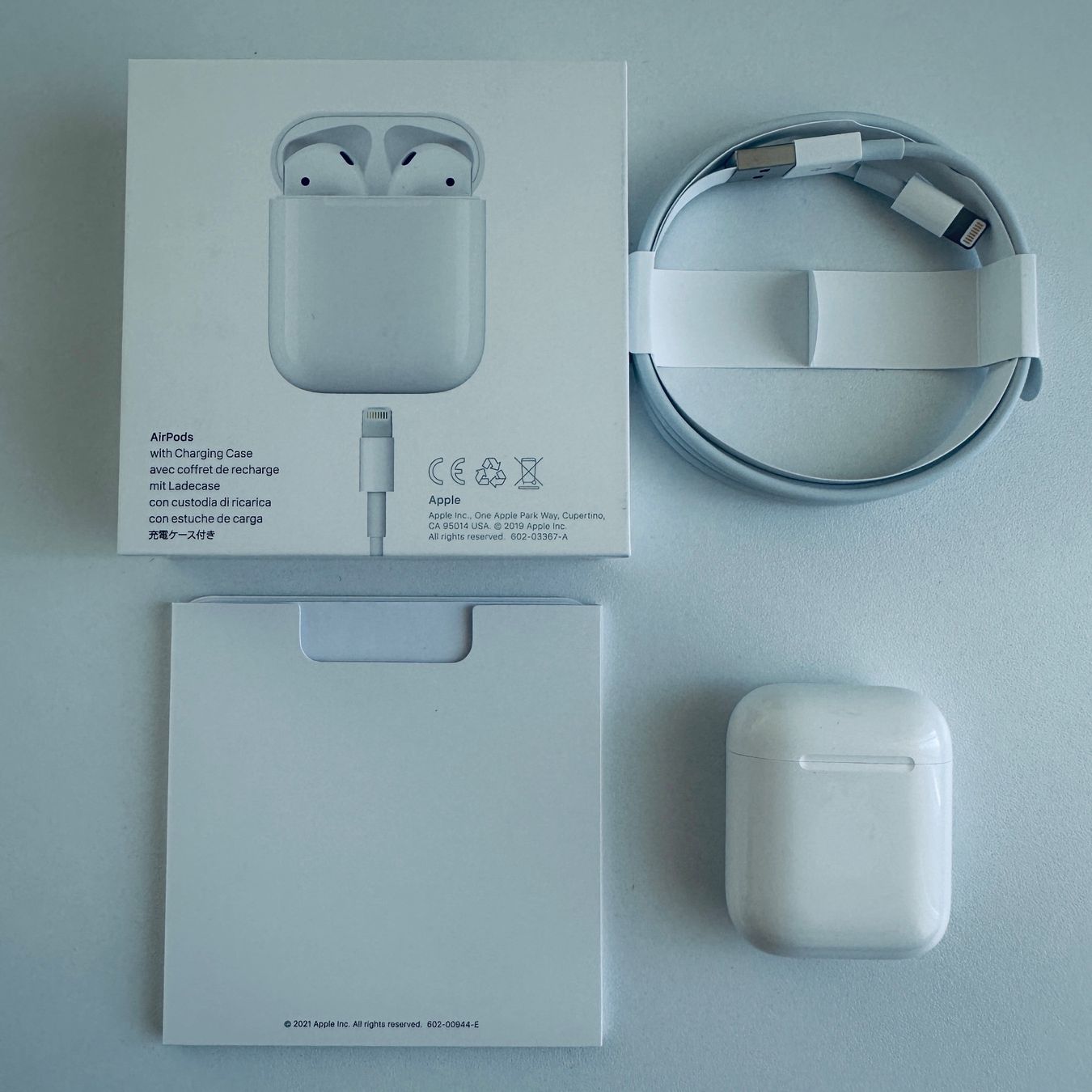 Apple Cuffie: Original Apple AirPods 2 Kopfhörer Wireless Lightning Kabel – Usato da Basel venduto da MY.AIRPODS.SHOP 1