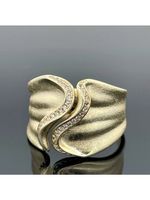 Ring gelbvergoldet mit Zirkonia Gr. 17 (ca.53) Neu 