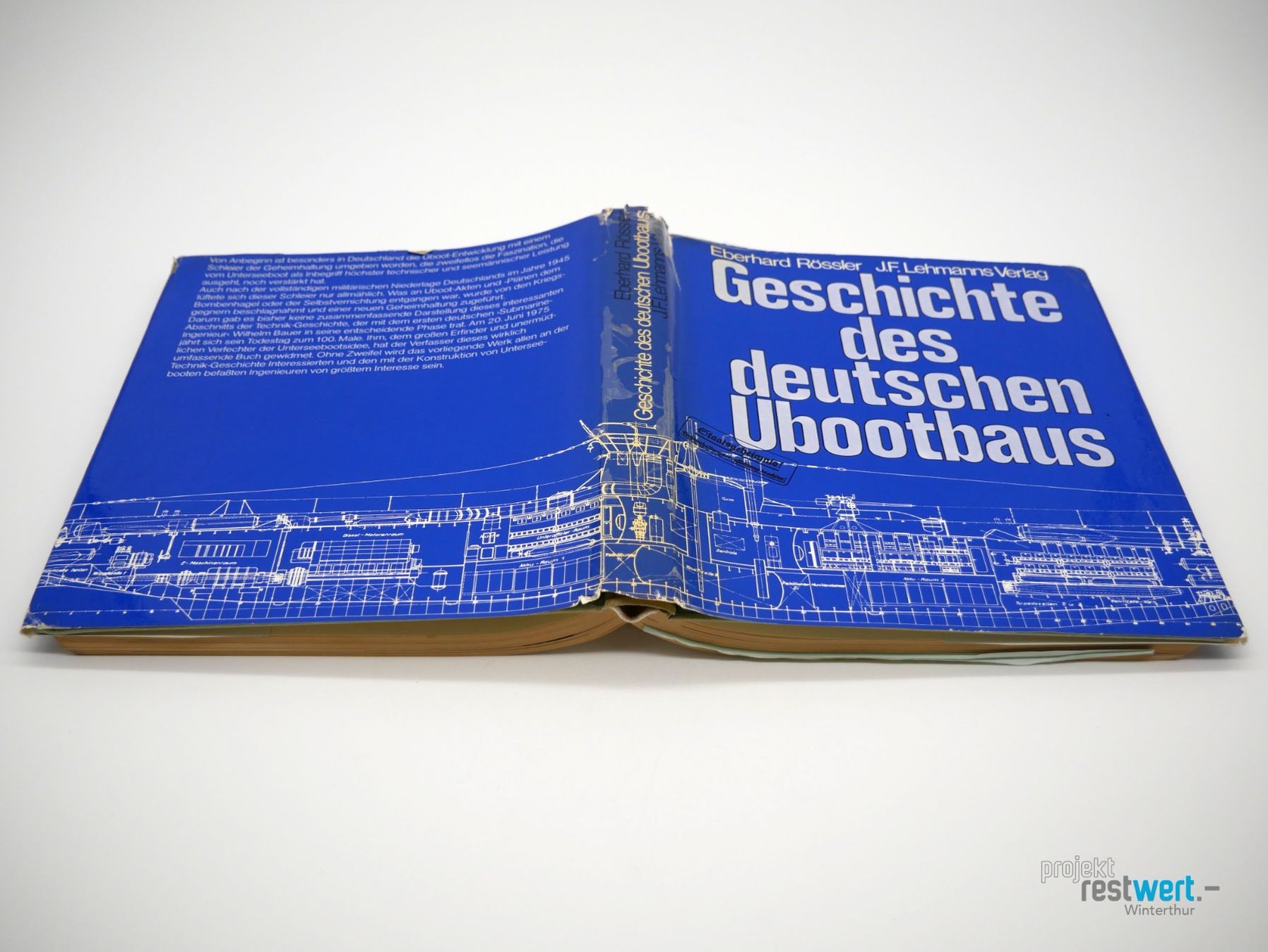 Libri: EBERHARD RÖSSLER Geschichte des deutschen Ubootbau – Usato da Winterthur venduto da Restwert_Winterthur 2