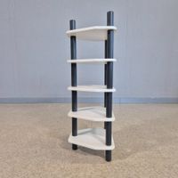 Eckregal Holz Regal Standregal Corner Shelf 5 Tablare