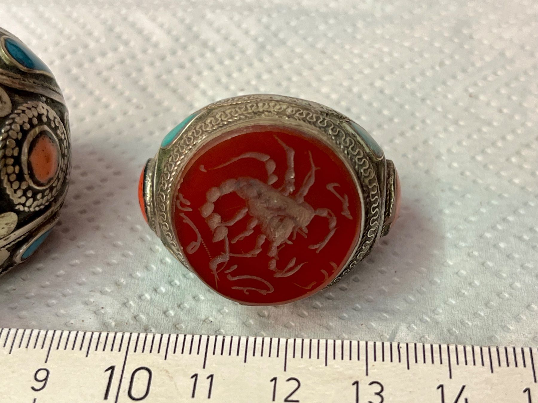 Anelli: 3 Siegelringe Silber – Usato da Kandergrund venduto da honey-art_and_more 3