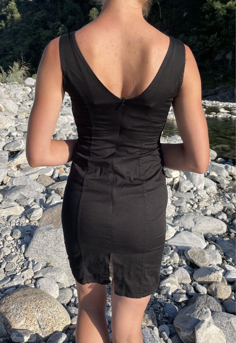 Vestiti: Cocktail mini abito di cotone-S/M-chic e elegante – Nuovo (secondo la descrizione) da Gordevio venduto da LanaZimm 7