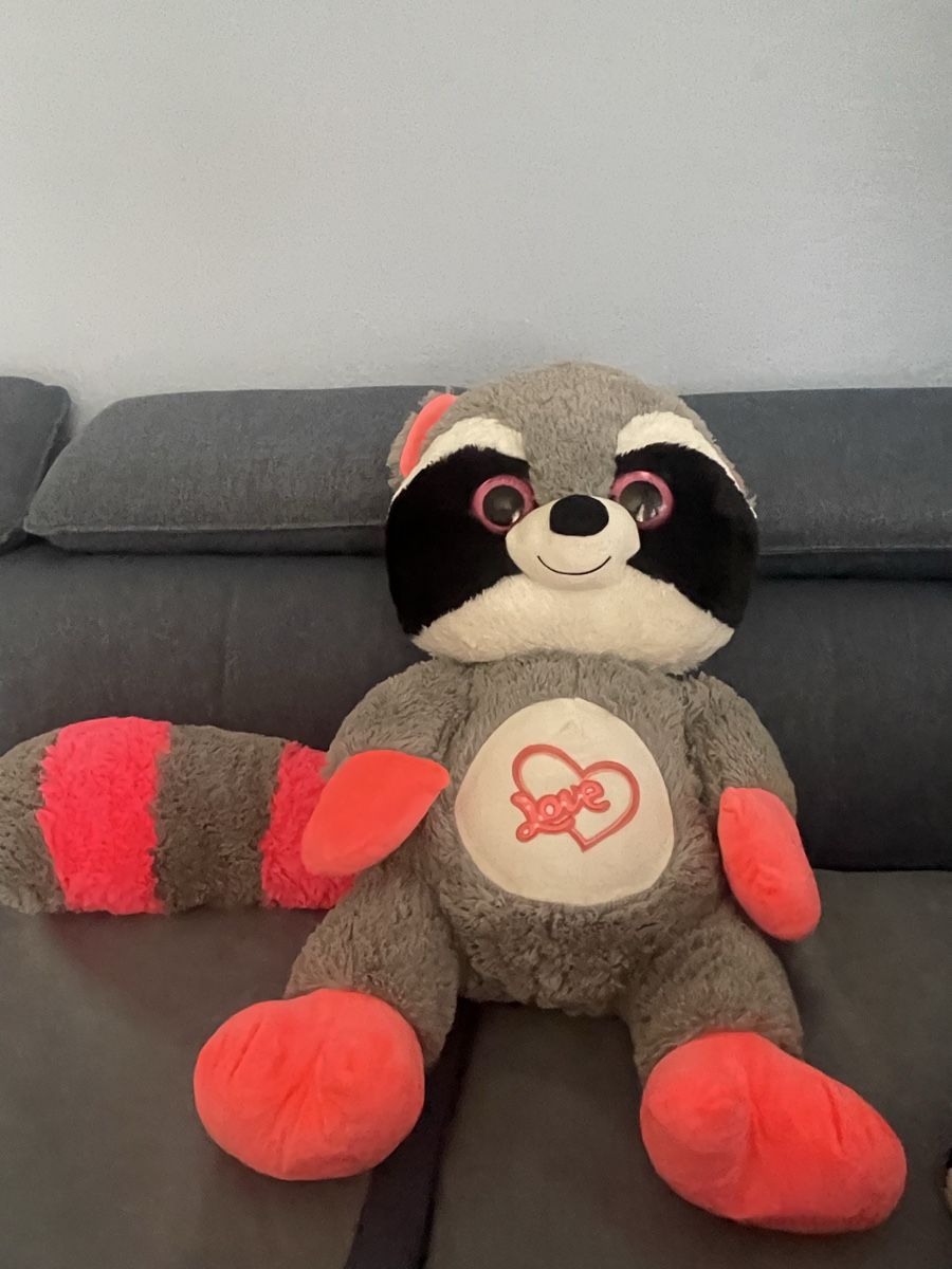 Spielzeuge: Stofftier Waschbär  – Gebraucht aus Winterthur von K2538 2
