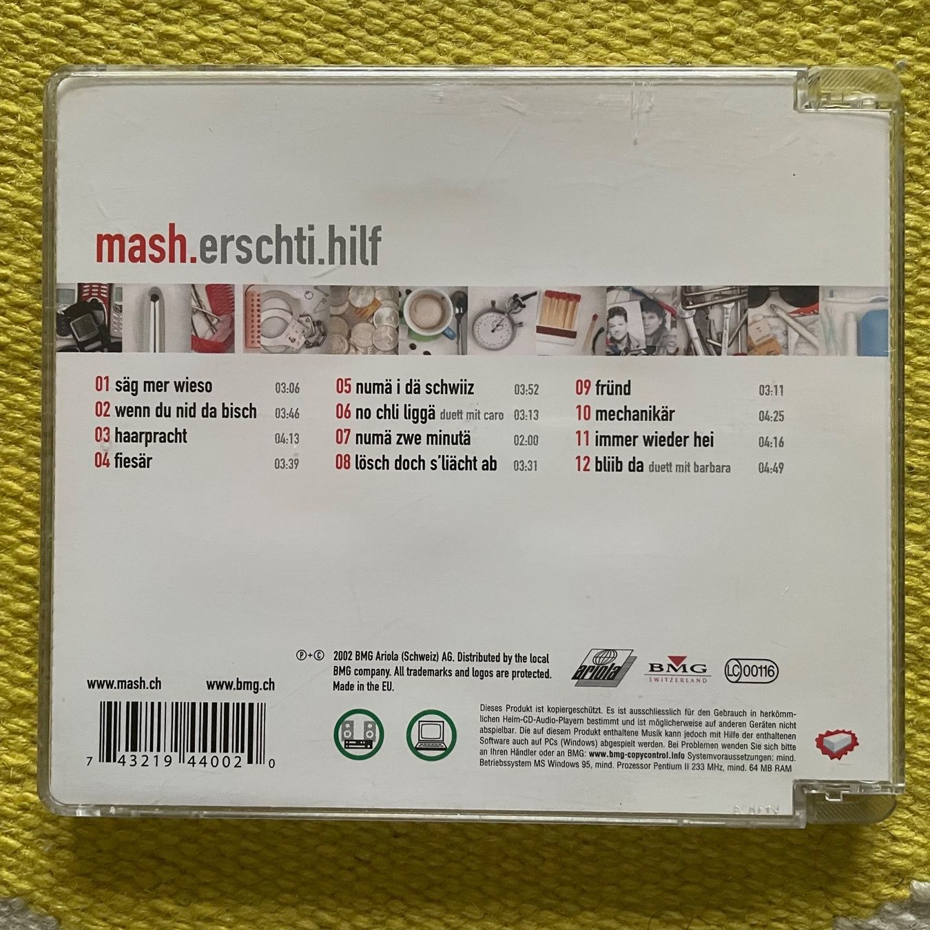 CD: MASH-ERSCHTI.HILF – Usato da Rorschacherberg venduto da CD-Roli 1