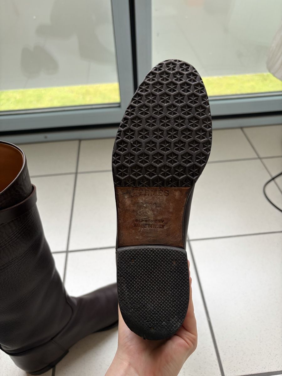 Hermès Damenschuhe: Hermes Jumping brown boots 38 – Gebraucht aus Zürich von nat_k 3