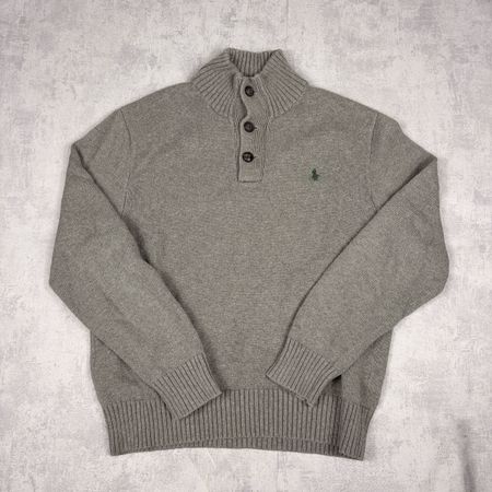 Pull en Maille Polo Ralph Lauren gris - Taille M
