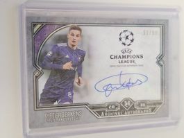 2017-18 Topps Museum ChampLeag Auto P.GERKENS RSC Anderlecht