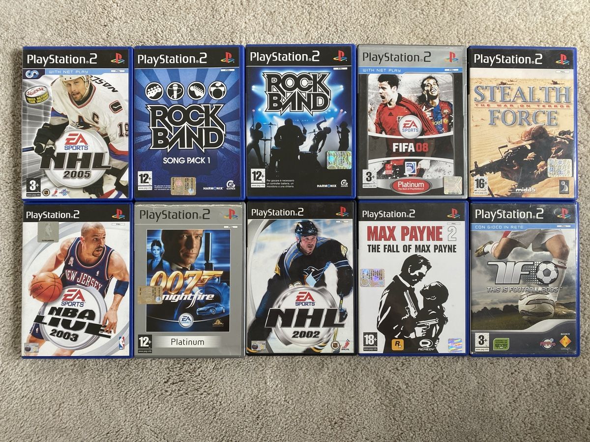 Sony Spiele: PS2 10x Games Set Bundle (Italiano) – Gebraucht aus Reichenbach i. K. von Daniel840