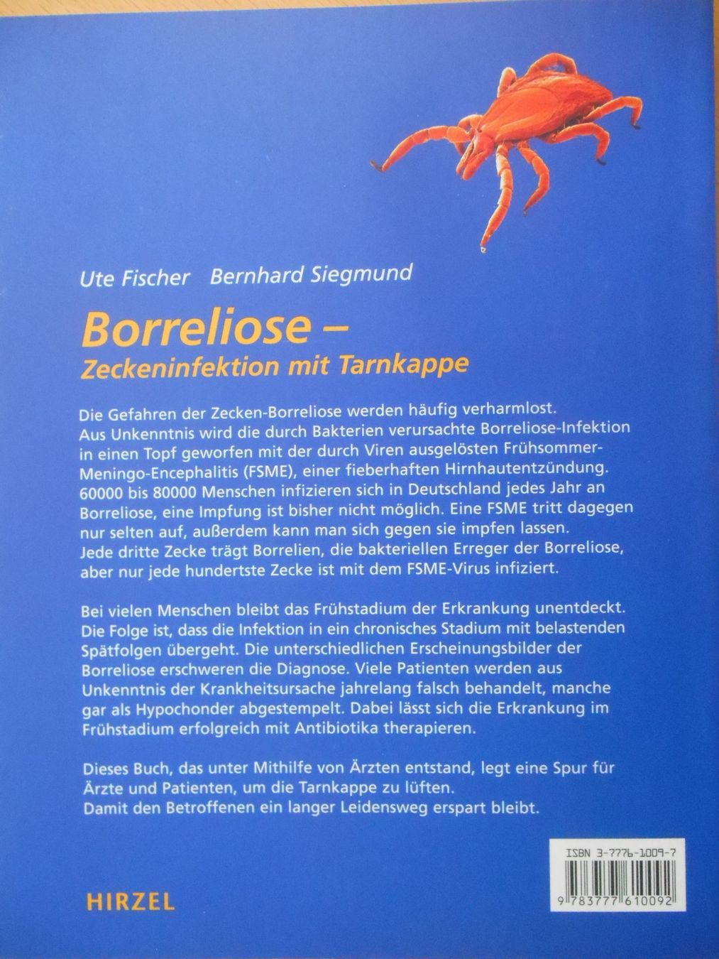 Libri: Borreliose - Zeckeninfektion mit Tarnkappe – Nuovo (secondo la descrizione) da Nussbaumen AG venduto da Sumopi 1