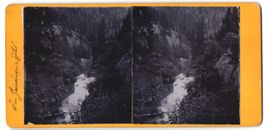 Stereo-Fotografie Göschenen, Blick in d