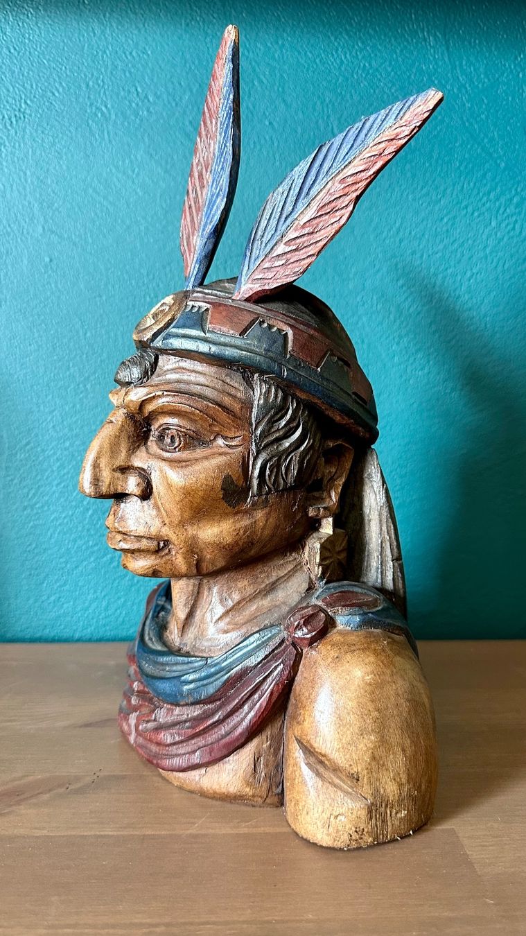 Sculture & Statue: Buste d’indien – Nuovo (secondo la descrizione) da Perroy venduto da b_blan 2
