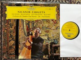 Harfenist Nicanor Zabaleta Wagenseil Mozart LP GEWASCHEN TOP