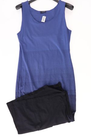 Oui Maxikleid Gr. L Träger blau