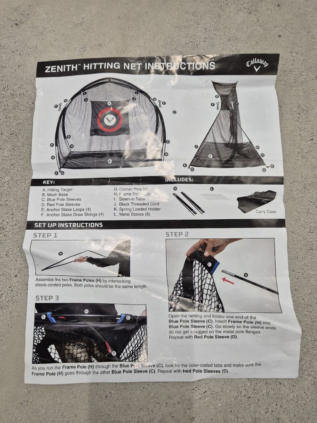 Callaway Schläger & Sets: Golf Callaway Zenith Hitting Net – Gebraucht aus St. Gallen von oaxnick