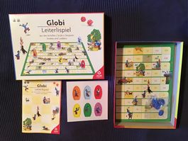 Globi Leiterlispiel Brettspiel komplett, neuwertig