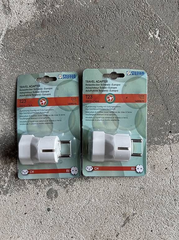 Unità & Adattatore: Travel Adapter Schweiz -Europa – Usato da Unteriberg venduto da wg52