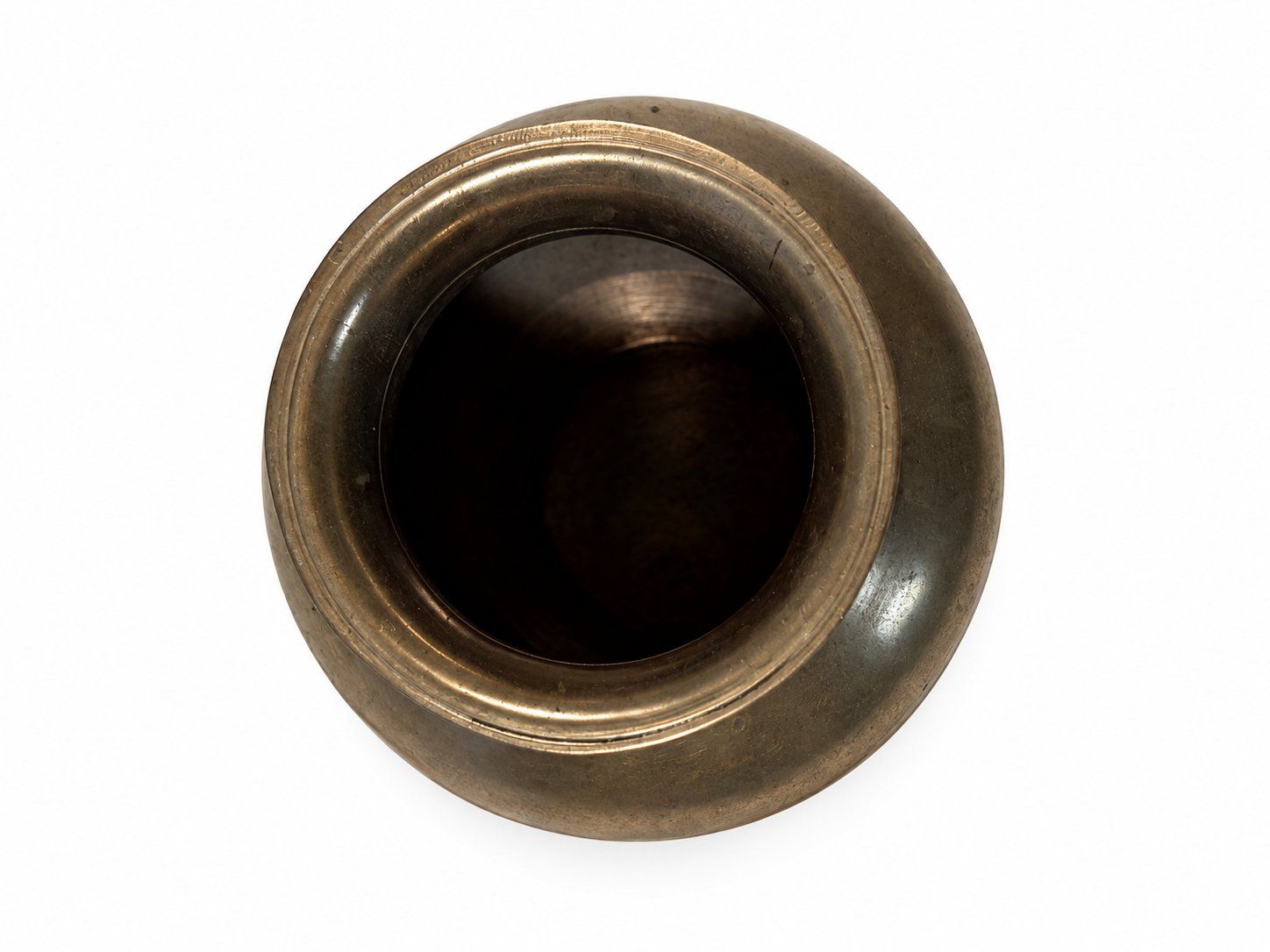 Vasen & Gefässe: Bauchige Metallvase in Messingoptik – Gebraucht aus Zollikerberg von lin_yc2n 1
