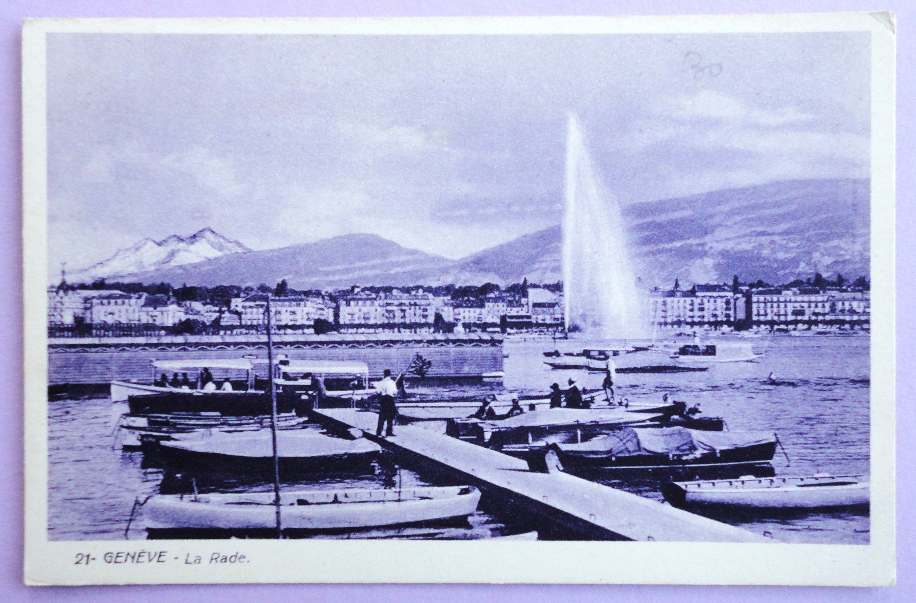 Cartoline postali: Genève - La Rade – Usato da Fétigny venduto da Billy2miny
