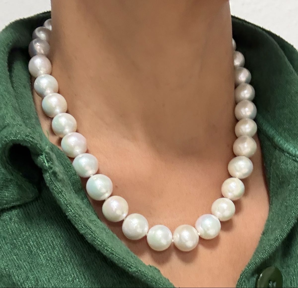 Perles (synthétiques): Südsee Perlen Kette Premium – Neuf (Voir description) à Oberhof par RealStone