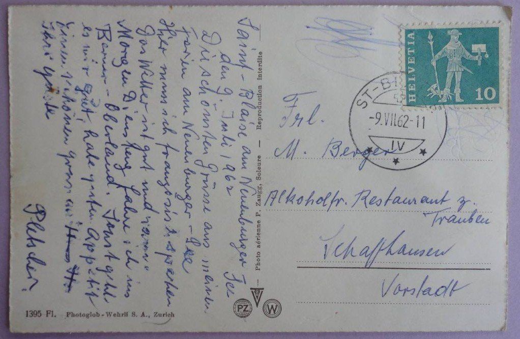 Cartoline postali: St. Blaise, Vue générale – Difettoso da Fétigny venduto da Billy2miny 1