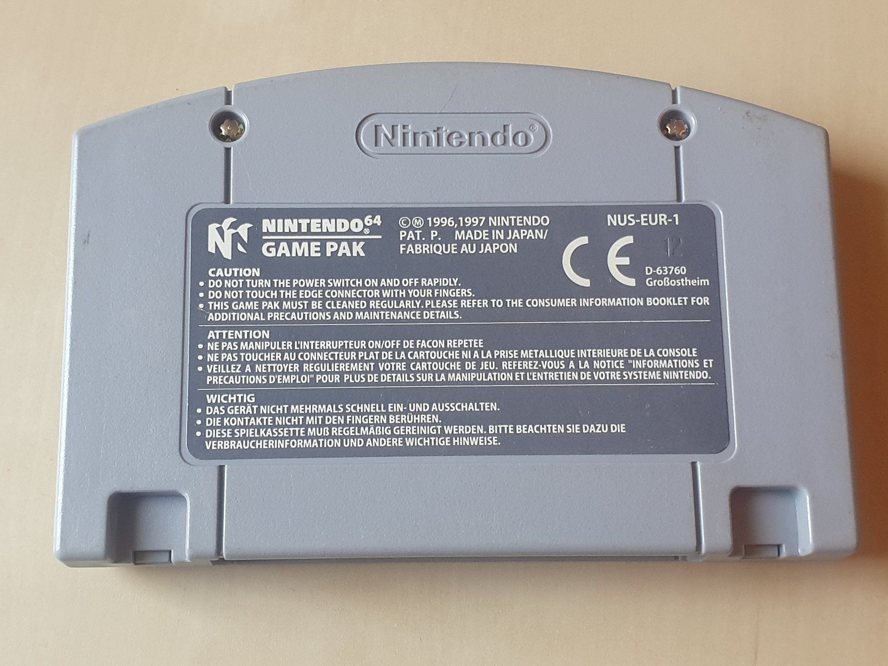 Nintendo Giochi: Nagano Winter Olympics 98 – Usato da Stansstad venduto da collectorsshop 1