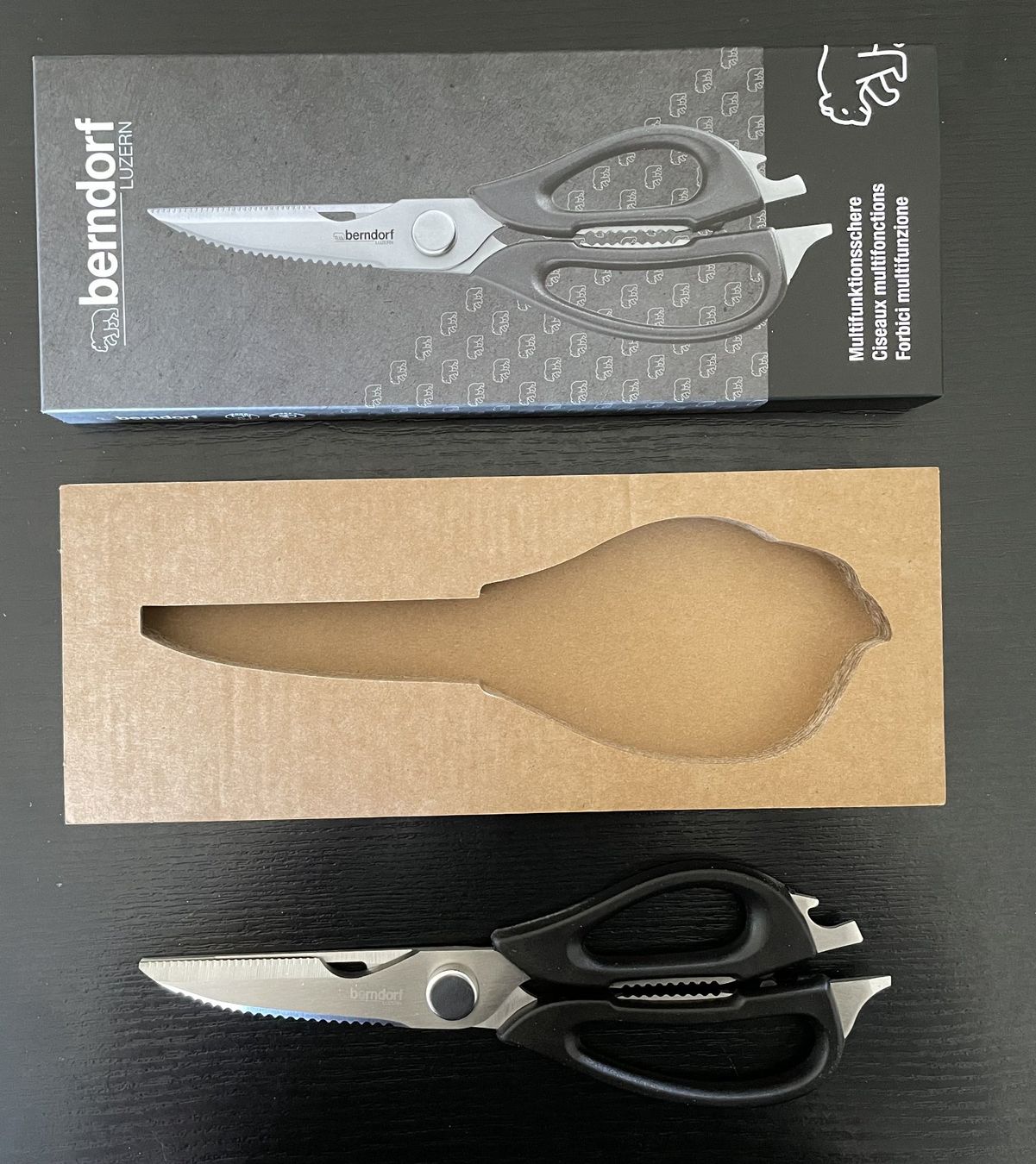 Berndorf Couteaux de cuisine: Multifunktionsschere BERNDORF Schere Universal Chromstahl – Neuf avec emballage d'origine à Oftringen par allesmeins 5