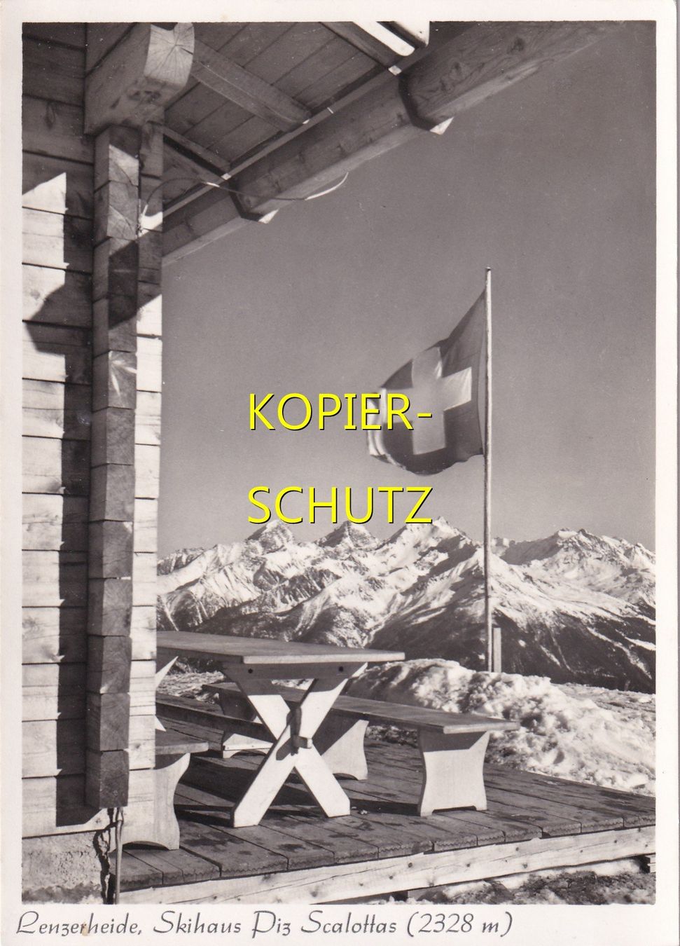 Cartoline postali: Lenzerheide - Skihaus Piz Scalottas /bc – Usato da Hombrechtikon venduto da Rudolf07