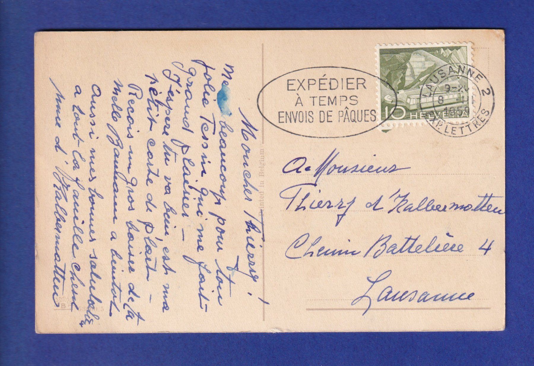 Cartoline postali: CHIEN humanisés – Usato da Pully venduto da nicecards-shop 1