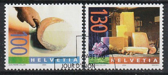 Tutti i francobolli: 2004 Serie Käse ETS – Usato da Arlesheim venduto da gaugi43
