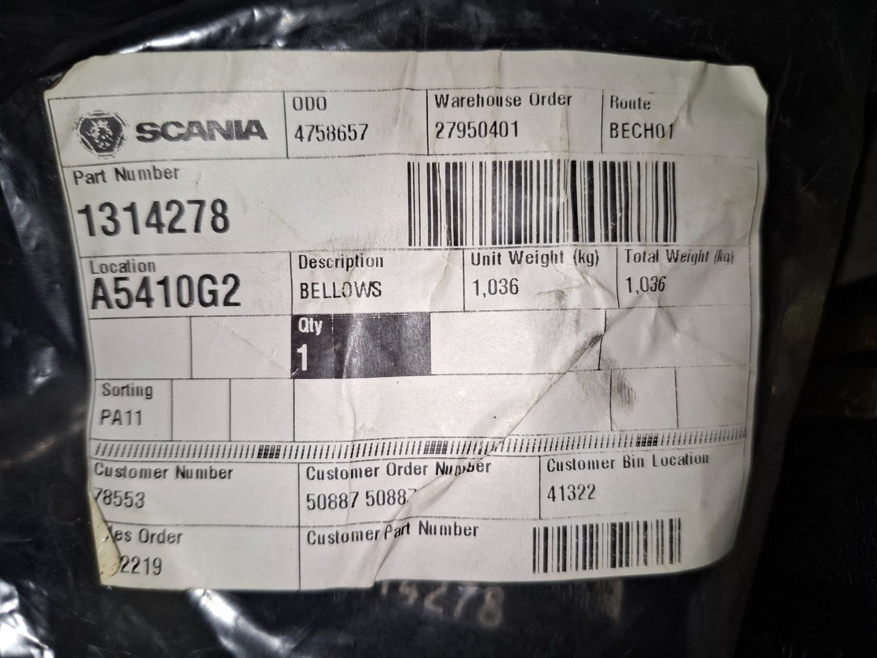 Scania Tutti i ricambio: Scania Kabinenfederung – Nuovo e nell'imballaggio originale da Steinen venduto da Moritz28 4
