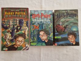 3 Harry Potter Bücher Teil 1, 2, 6