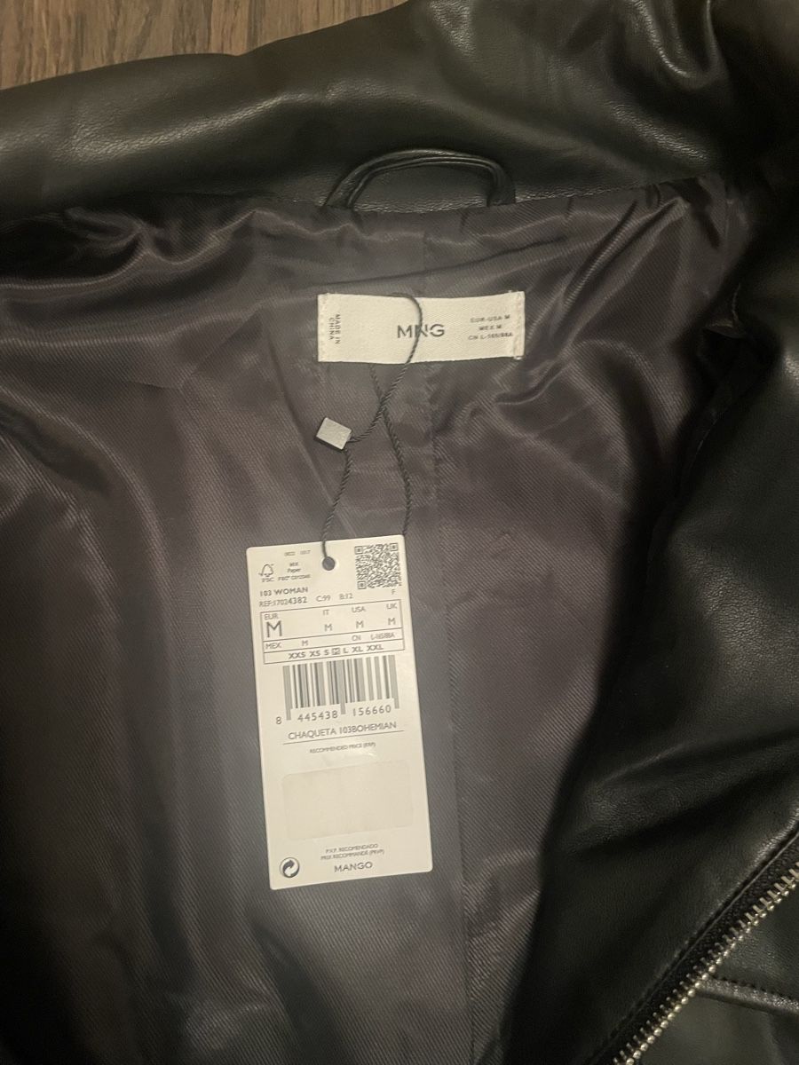 Mango Giacche: Mango Kunstlederjacke Gr. M neu mit Etikett – Nuovo (secondo la descrizione) da Zürich venduto da Claudia0174 1