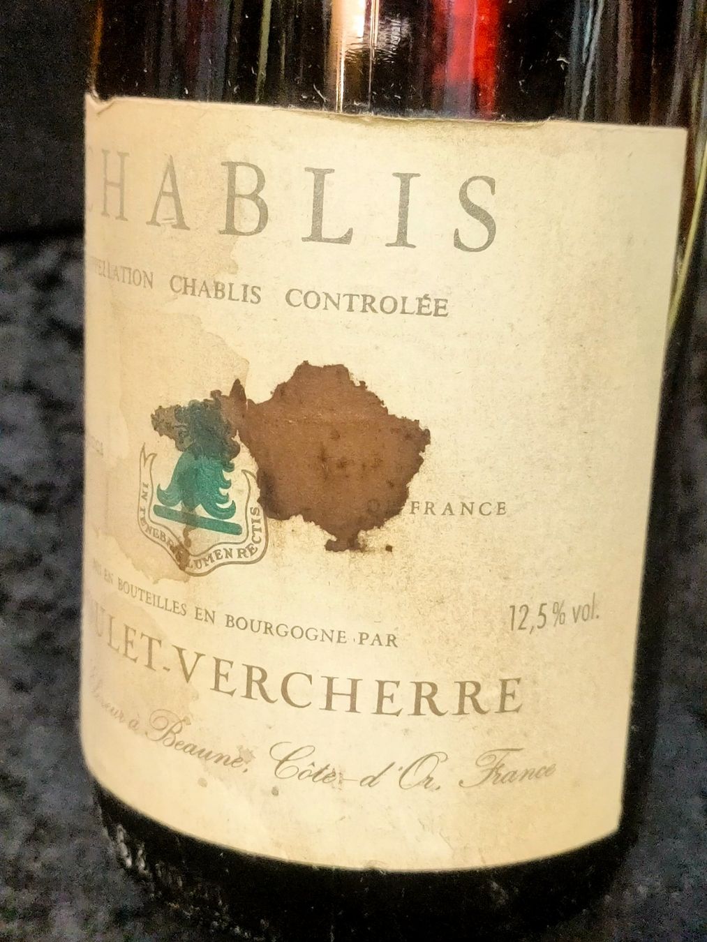 Wein: CHABLIS JABOULET VERCHERRE 1988 – Neu (gemäss Beschreibung) aus Genève von Leboucheoreilles 4